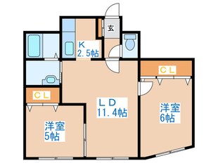 COLORE KOTONIの物件間取画像